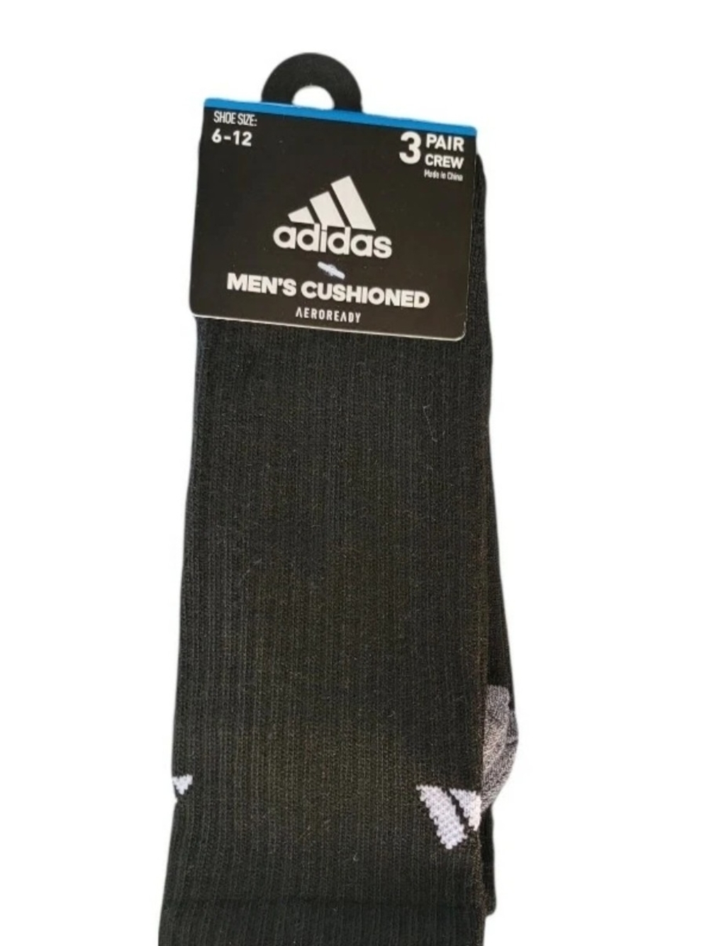 Adidas 3 Pairs Men's Shoe 6-12, Gray/black/white Free Shipping